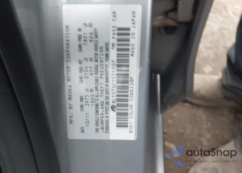 2012 Mazda Mazda3 I Touring из США, поврежденный, VIN JM1BL1V76C1551107